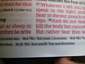 Bible Review NKJV Compact Large Print Holman 023