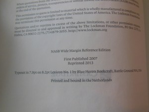 Cambridge Wide Margin NASB 038