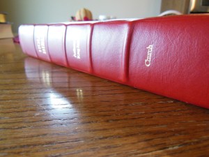 Evidence KJV LCBP Red Wide Margin LCBP Black  Hand Size 009