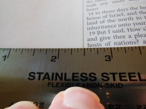 Evidence KJV LCBP Red Wide Margin LCBP Black  Hand Size 036