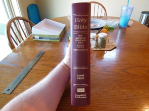 NASB Giant Print Burgundy 011