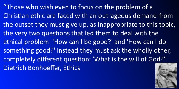 dietrich bonhoeffer ethics